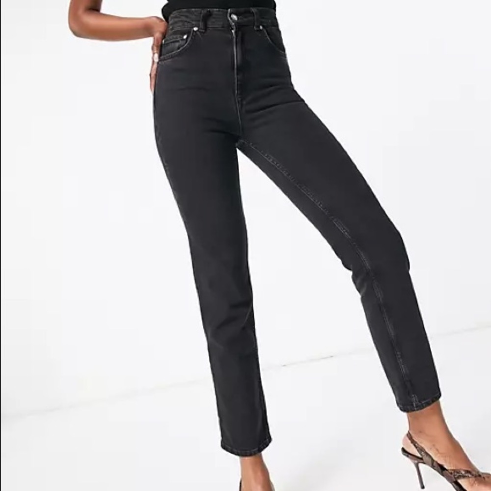 ASOS High Rise Black Jeans (Tall!)